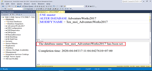 ALTER-DATABASE
