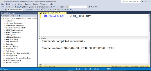 TRUNCATE-TABLE
