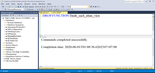 DROP-FUNCTION