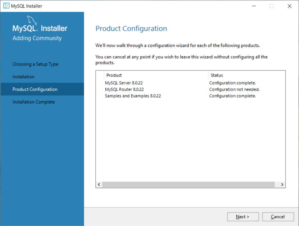Cài đặt MySQL trên Windows 10
