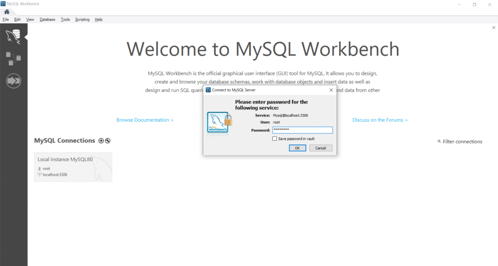 Cài đặt Mysql Workbench
