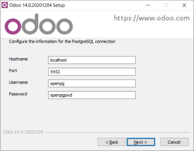 Hướng dẫn cài đặt Odoo Community 14