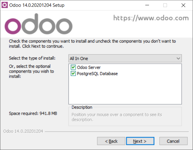 Hướng dẫn cài đặt Odoo Community