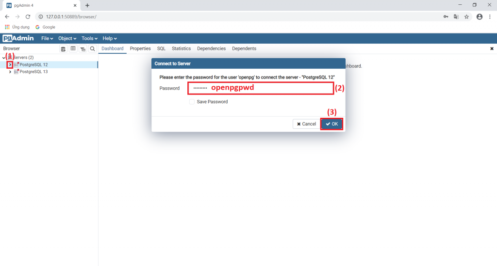Odoo PostgreSQL 12
