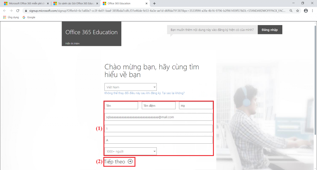 Office 365 Education miễn phí