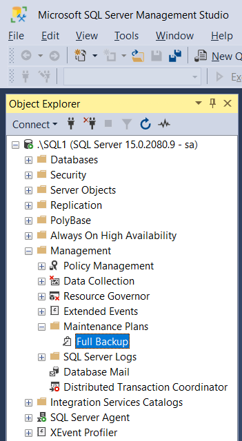 Backup SQL Server