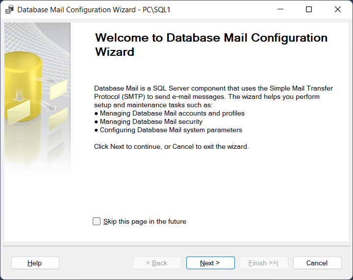 Database Mail Configuration